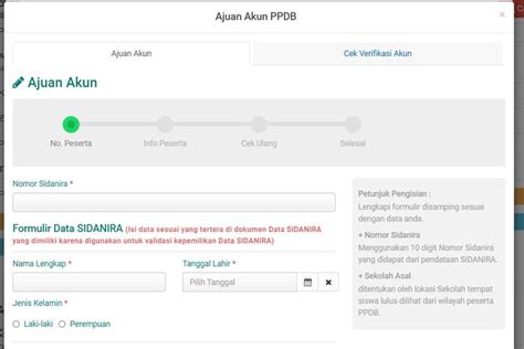 Cara Pengajuan Akun PPDB SMA 2023 Online Di Jakarta Via Ppdb Jakarta Go