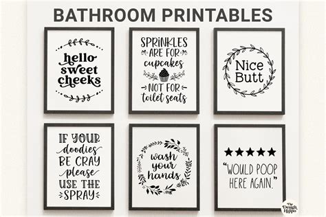 Printable Bathroom Art