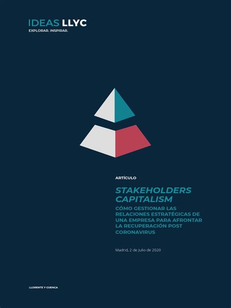 Stakeholders Capitalism Pdf Economias Business