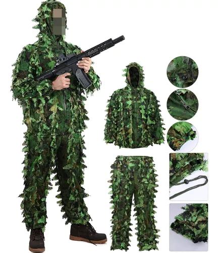 Roupa Camuflada D Verde Sem Balaclava D Traje Ghillie Frete Gr Tis