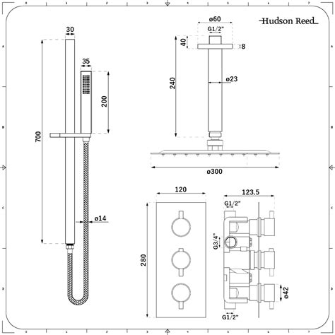 Kit Doccia Circolare Moderno Completo Di Miscelatore Doccia