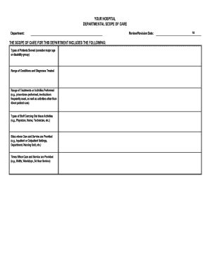 Fillable Online PI Forms Scope Plan Scope Plan Fax Email Print