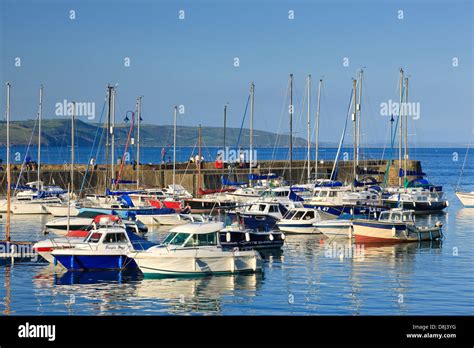 Saundersfoot Harbour Pembrokeshire Wales Stock Photo Alamy