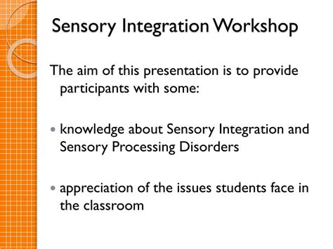 Ppt Sensory Integration Powerpoint Presentation Free Download Id 3864859