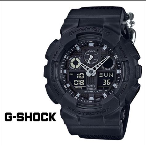 นาฬิกา คาสิโอ้ Casio G Shock Limited Black Out Basib Nylon Band รุ่น Ga 100bbn 1a James Mobile