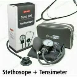 Jual Tensimeter Aneroid Onemed Stetoskop Onemed 1set Tensimeter