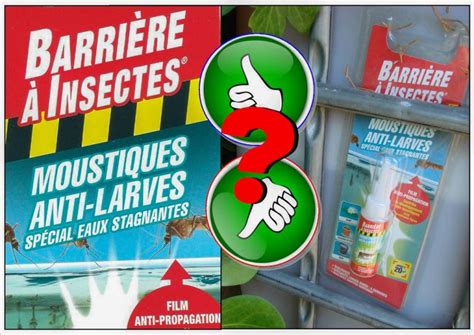 Produit moustique anti larves test Barrière à insectes COMPO France