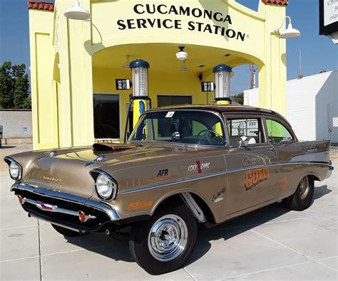 1957 Chevrolet Bel Air Is An Award Winning Hand Painted Gasser It Can Be Yours Autoevolution