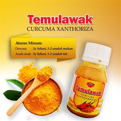 Jual Jamu Temulawak Serbuk Temulawak Bubuk Temulawak Athoifah Shopee Indonesia