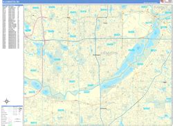 Bloomington Minnesota Zip Code Maps (Basic Style) - ZIPCodeMaps.com