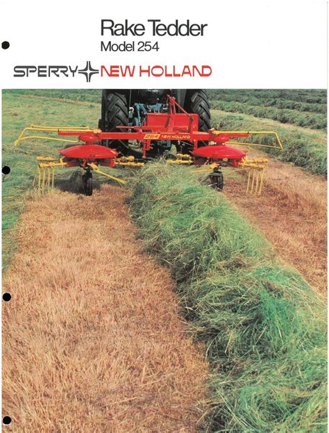 New Holland Tedder Rake 254 Brochure