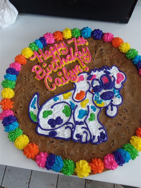 Rainbow Cookie Cakes Cookie Cake Designs Cookie Cake Birthday