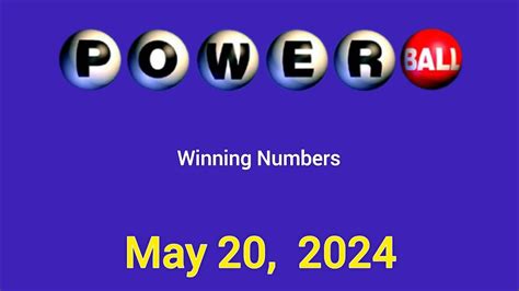 Tonight Powerball Results May 20 2024 YouTube