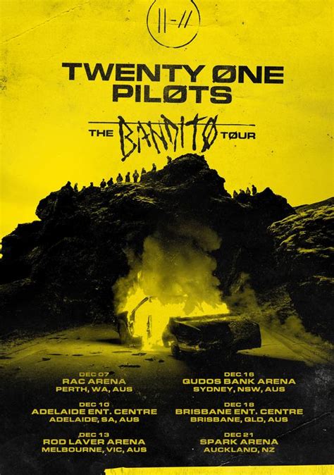 Twenty One Pilots Trench Australia And New Zeland 2019 The Bandito Tour