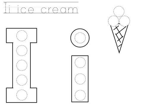 Letter I Worksheets For Preschoolers