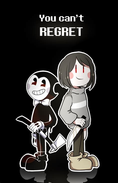 Bendy And The Ink Machine Tumblr Undertale Stuff Pinterest Crossover Fandom Crossover