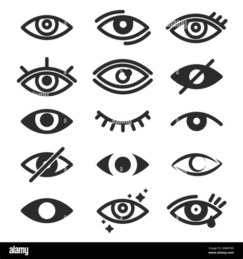 Human Eyes Set Stock Vector Image And Art Alamy