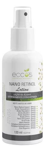 Nano Retinol Lotion Loção Clareadora 120ml Eccos Frete grátis