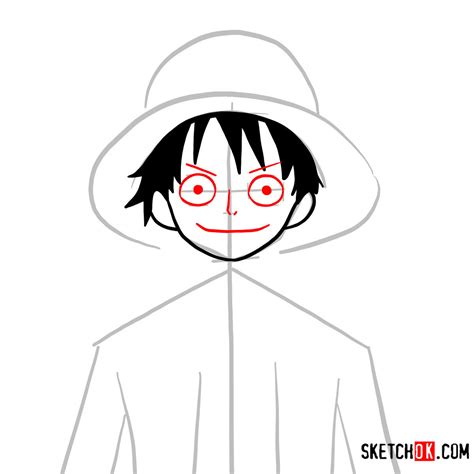 How To Draw Monkey D Luffy S Face A Step By Step Guide