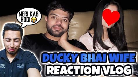 Reacting To Ducky Bhai Vlog 🤣 Ducky Bhai Future Wife Reveal Youtube