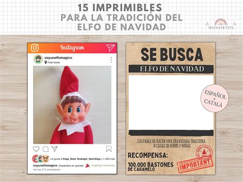 Kit Imprimibles Elfo Navidad Tradicion Navide A Actividades Carta