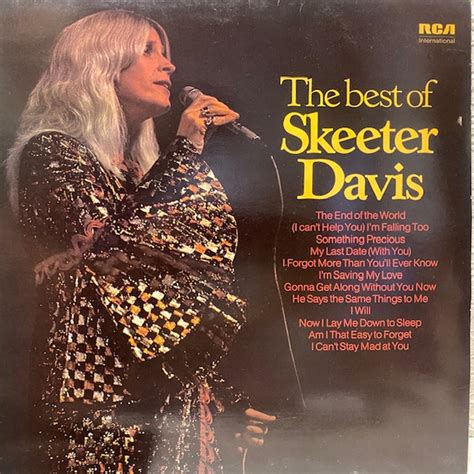 Skeeter Davis The Best Of Skeeter Davis 1980 Vinyl Discogs