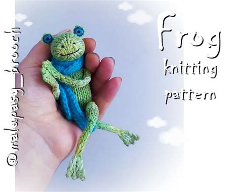 Frog Knitting Pattern Knitted Amigurumi Toy Toad Plush Toy Inspire