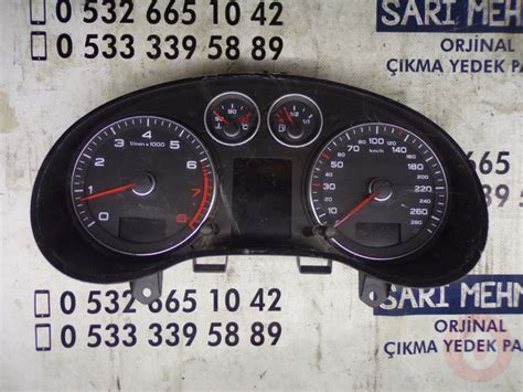 Çıkma Audı A3 Km Hız Gösterge Saatı 8p0 920 932 D 8p092093 otocikma