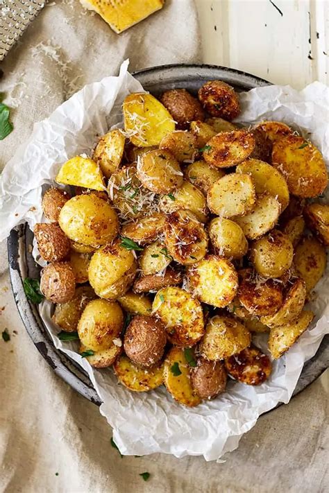 Roasted Parmesan Potatoes Countryside Cravings