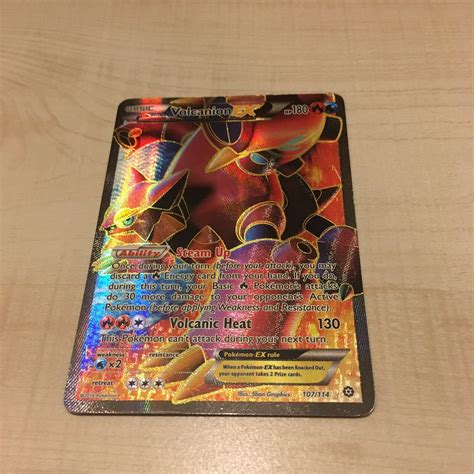 Mavin | Volcanion Ex Full Art 2016 Pokemon Card