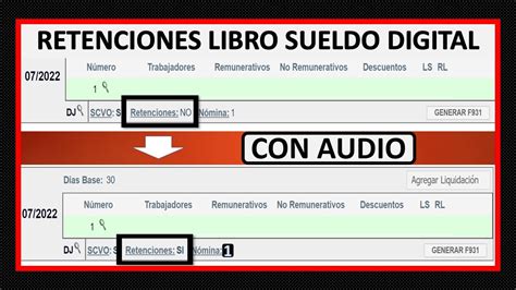 Exportar Retenciones Libro Sueldos Digital AFIP YouTube