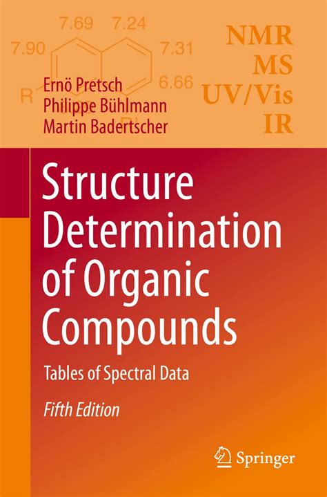 Snapklik Structure Determination Of Organic Compounds Tables Of