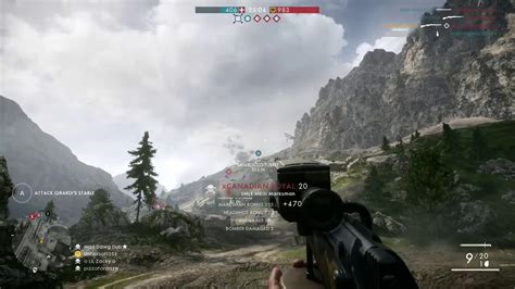 LONGEST SNIPER SHOT IN BATTLEFIELD 1 Battlefield 1 YouTube