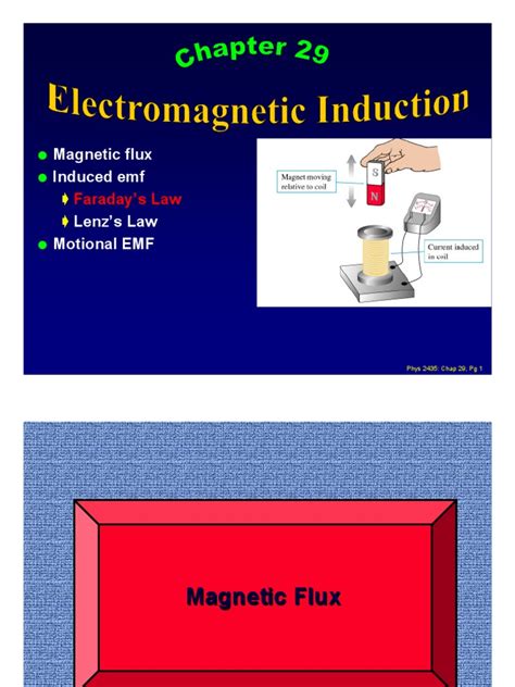 Magnetic Flux Induced Emf Lenzs Law Motional Emf Pdf Electromagnetic Induction Magnetic Field