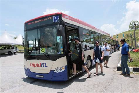 Rapid KL Sedia Bas Perantara Khas Ke F1 Sepang Rapid KL F1 BM Paul