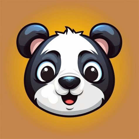 Premium AI Image | Image Panda Face Clipart