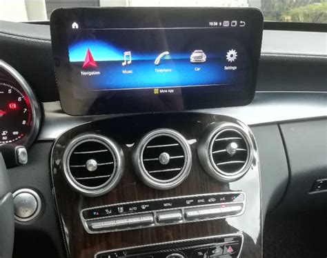 Ecran Tactile Android Apple Carplay Mercedes Classe C Glc