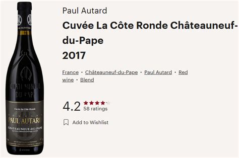 Domaine Paul Autard Chateauneuf Du Pape La Cote Ronde