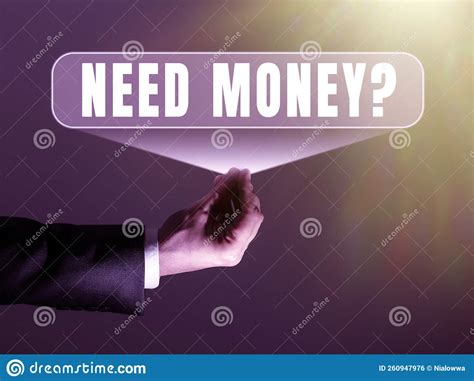 Handwriting Text Need Money Question Business Concept Need To Save