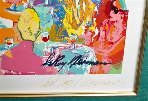 Leroy Neiman Hand Signed (w/Sharpie?) Serigraph - Is Signature Real ...