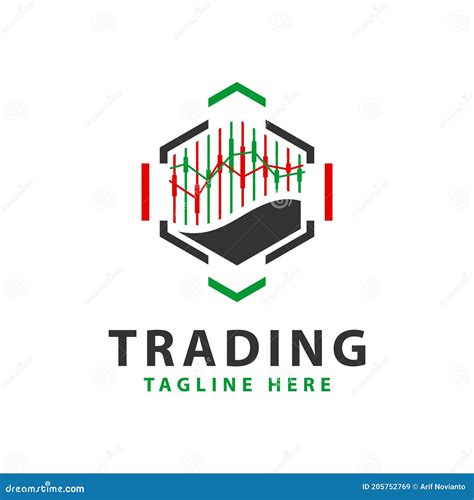 Digital stock trading logo stock vector. Illustration of diagram ...