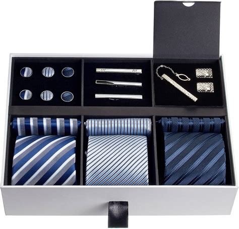 Juego de corbata de regalo para hombre de alta calidad con diseño de