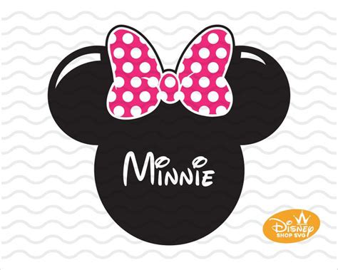 Minnie Mouse Svg Minnie Mouse Head Minnie Mouse Cut File Etsy