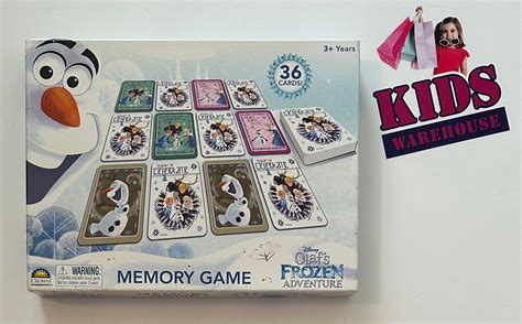 Disney Olaf’s Frozen Adventure Memory Game (Complete) – Kids Warehouse AU