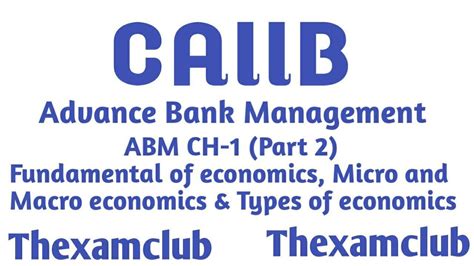 Abm Ch I Fundamental Of Economics Micro And Macro Economics Types