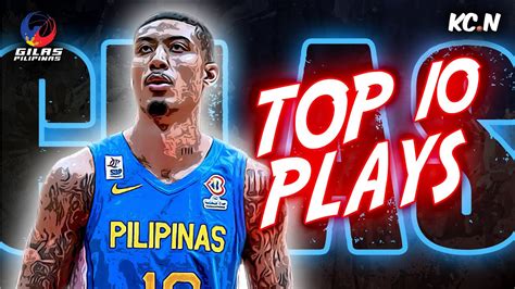 Gilas Pilipinas Vs Lebanon GILAS TOP 10 PLAYS FIBA World Cup