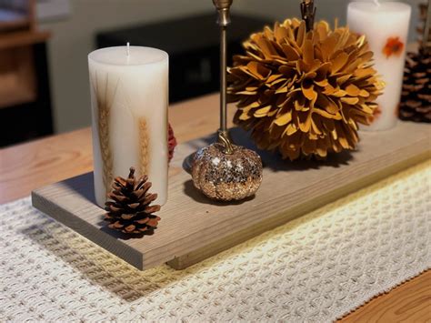 Lighted Floating Table Runner Riser Ana White