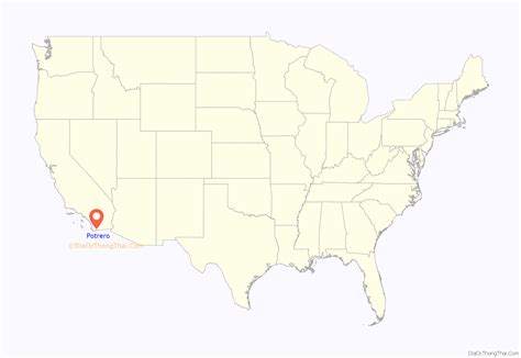 map  potrero cdp thong thai real