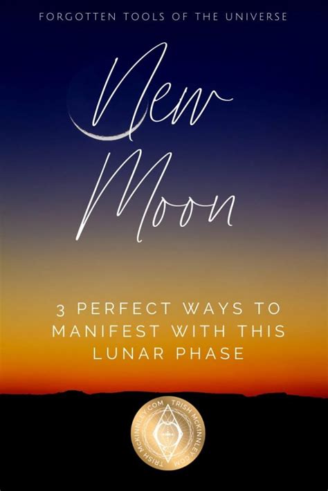 New Moon Rituals | 3 Easy, Simple & Powerful Steps - Trish McKinnley