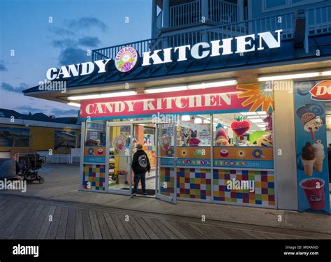 A Candy Kitchen store on the Boardwalk in Ocean City, Maryland, United ...